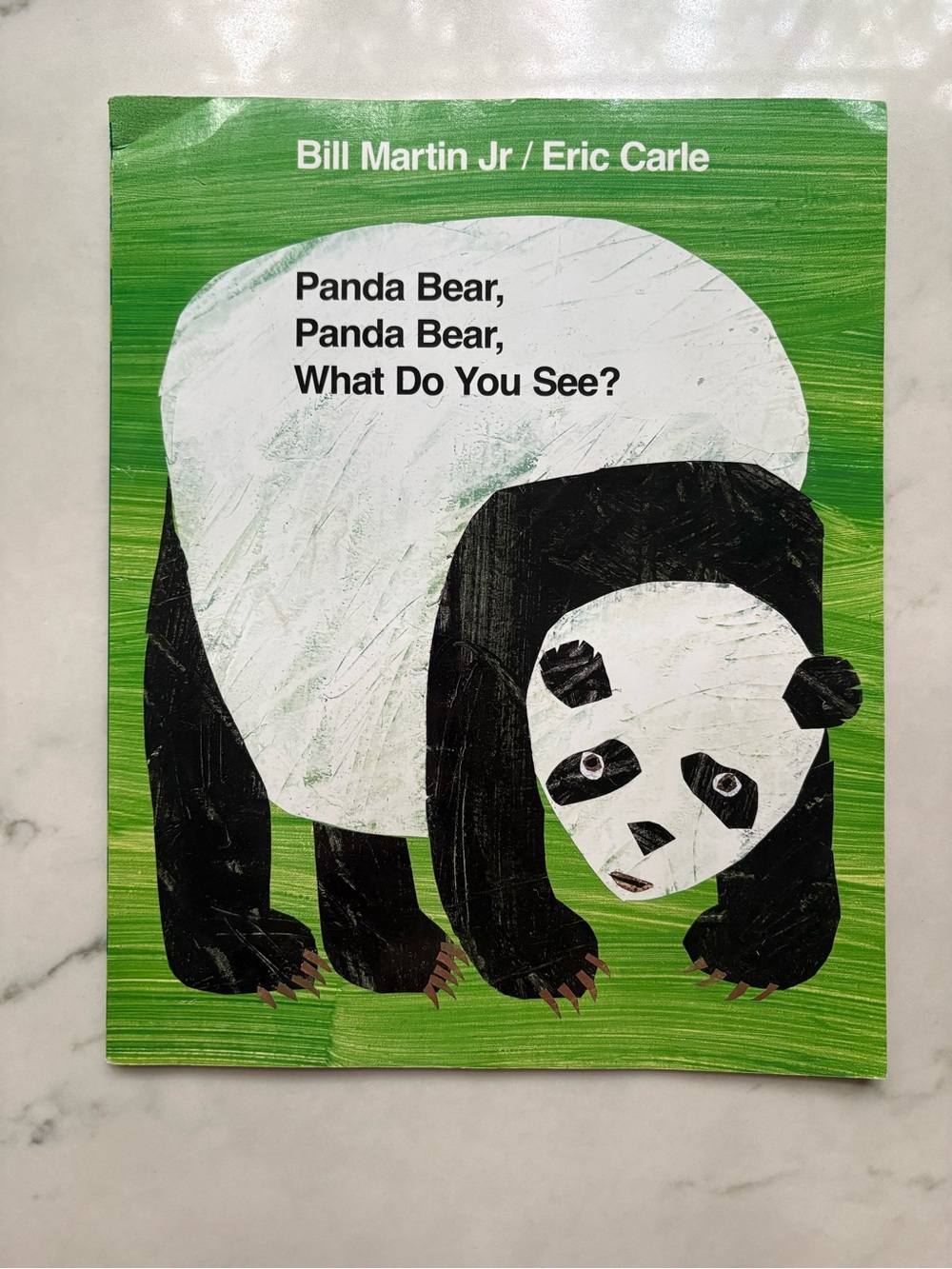 Eric Carle Panda Bear Board Book - Green/Black/White